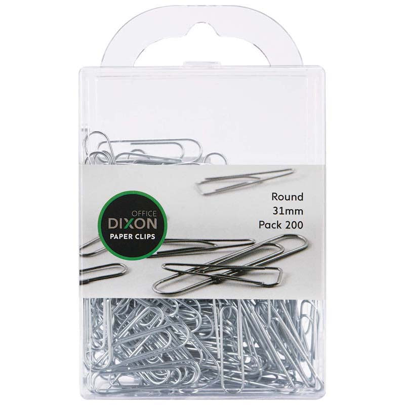Dixon Paper Clips 31mm Round (200 pack)