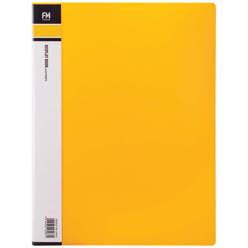 FM Display Book A4 40x Pocket - Multiple Colours