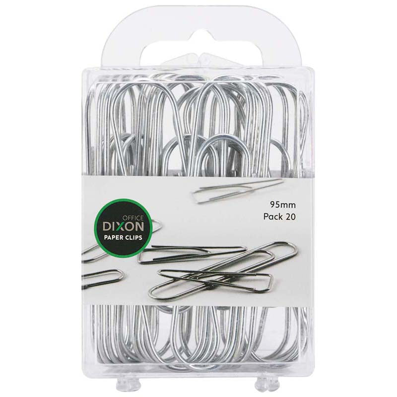 Dixon Paper Clips 95mm Round (20 pack)