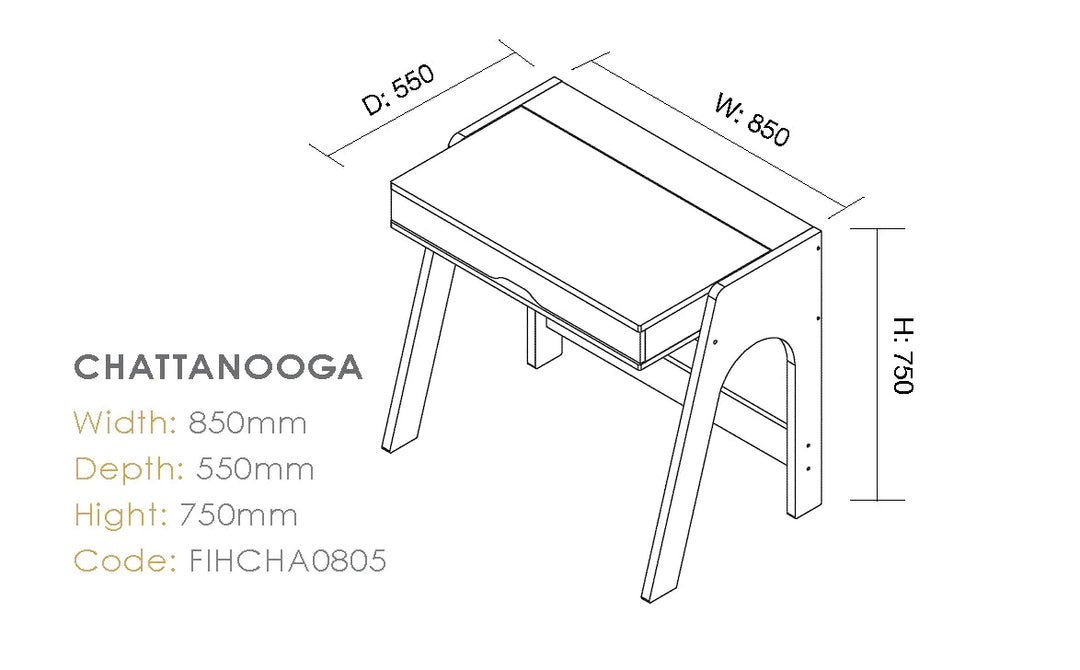 Chattanooga Desk - Home Office Space NZ