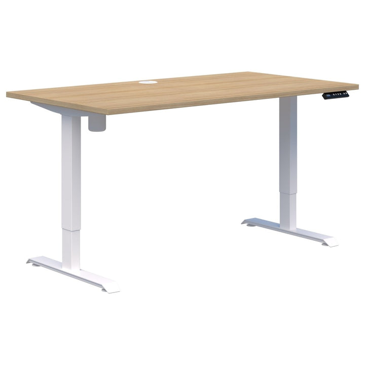 Duo II Electric Single Desk (Height Adjustable) - Home Office Space NZ