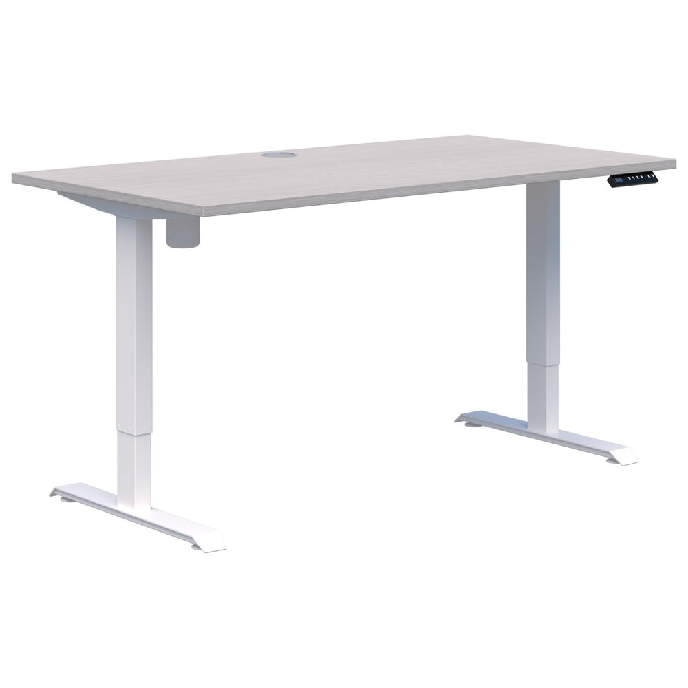 Duo II Electric Single Desk (Height Adjustable) - Home Office Space NZ