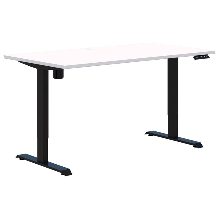 Duo II Electric Single Desk (Height Adjustable) - Home Office Space NZ