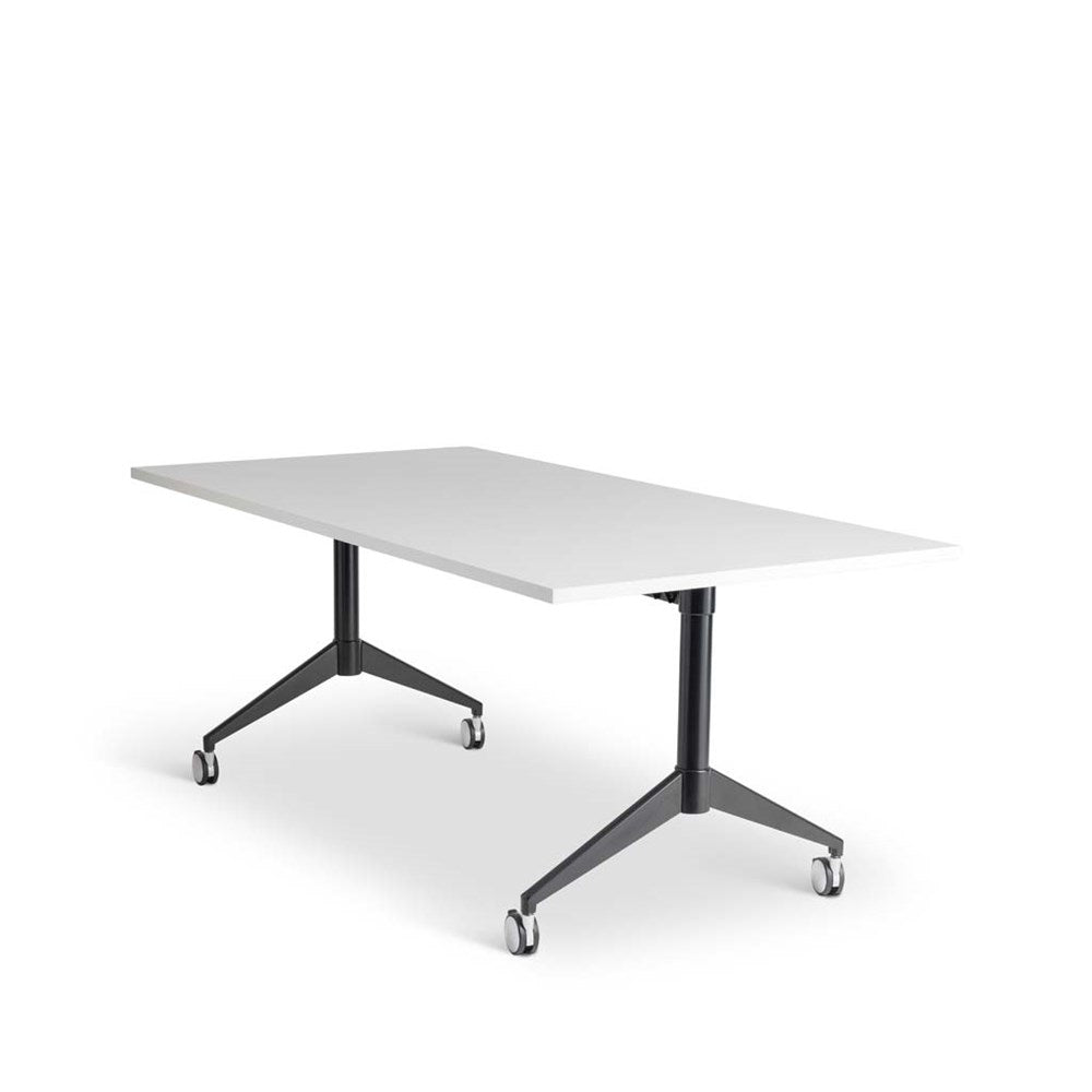 Gravitate Black Leg Flip Table - Home Office Space NZ