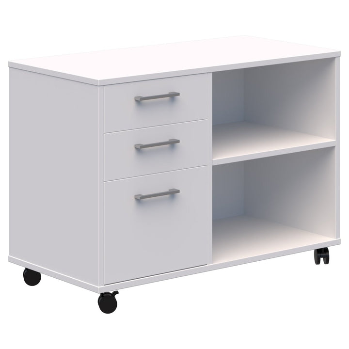 Mascot Mobile Caddy (Drawers + Shelving) - Home Office Space NZ