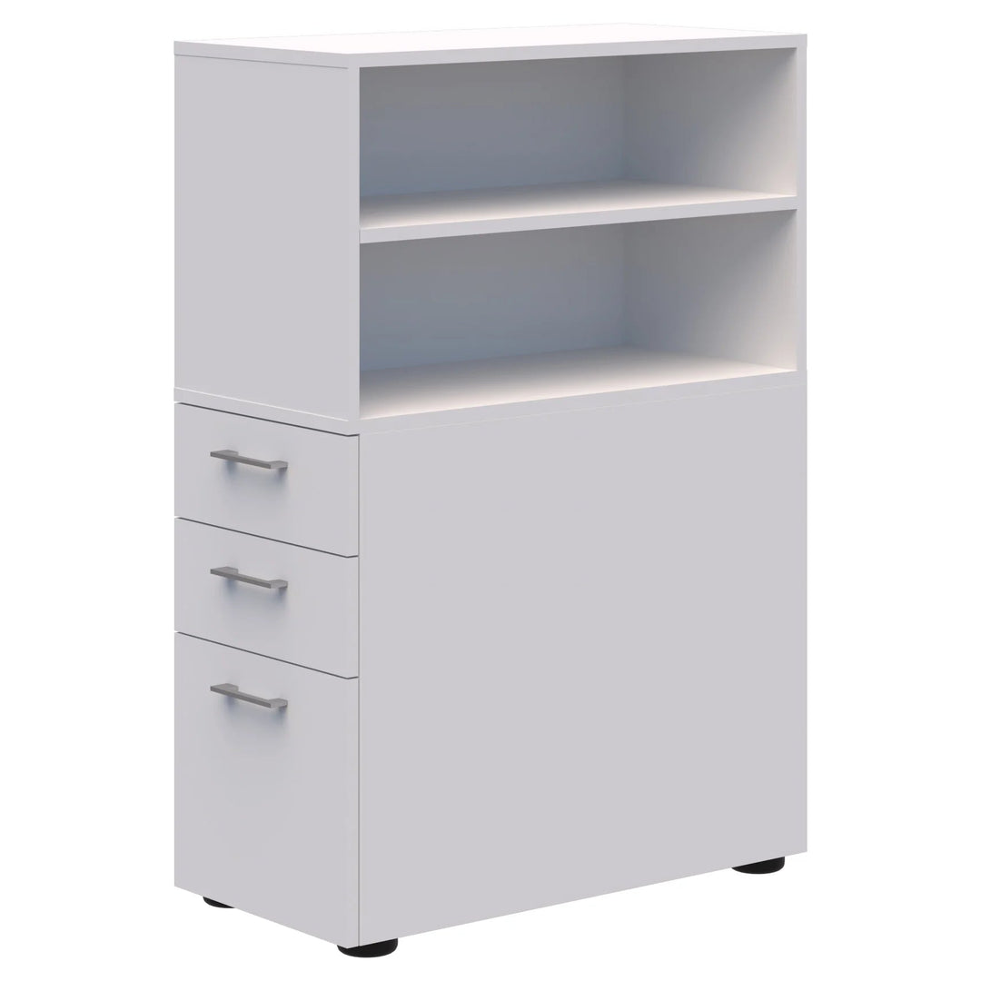 Mascot Personal Storage (Drawers & Open Shelf) - Home Office Space NZ