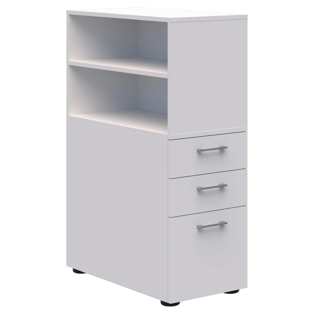 Mascot Personal Storage (Drawers & Open Shelf) - Home Office Space NZ