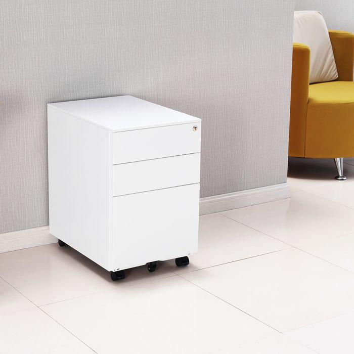 Metal Mobile Pedestal - Home Office Space NZ