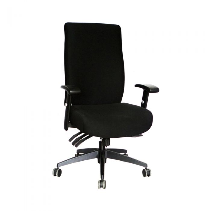 Piazza Chair (High Back or Mid Back) with Arms - Home Office Space NZ