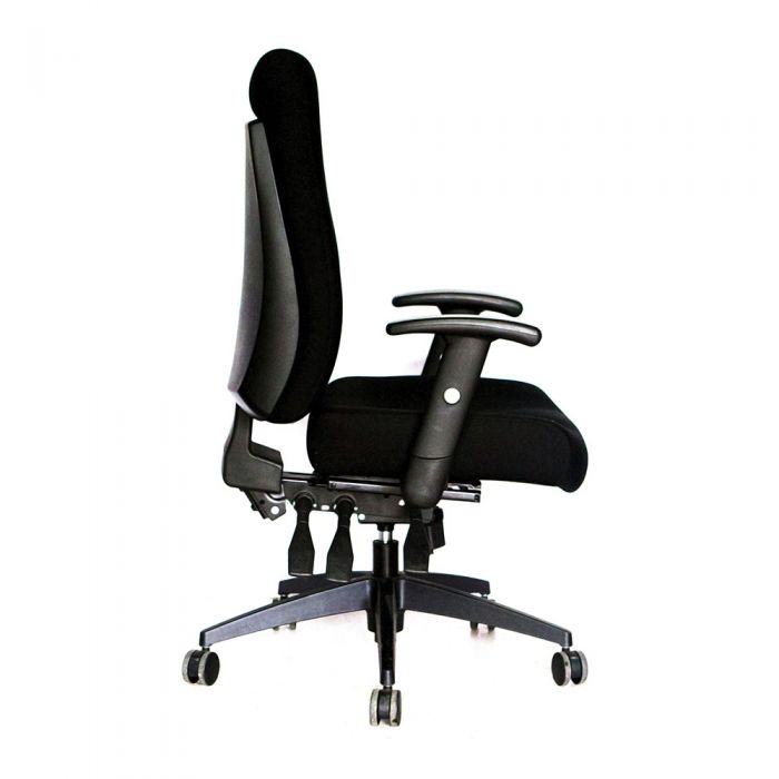 Piazza Chair (High Back or Mid Back) with Arms - Home Office Space NZ