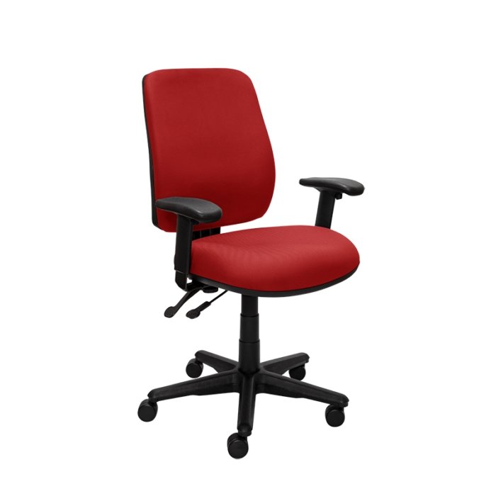 Roma – 2-Lever High Back with Nylon Base - Home Office Space NZ