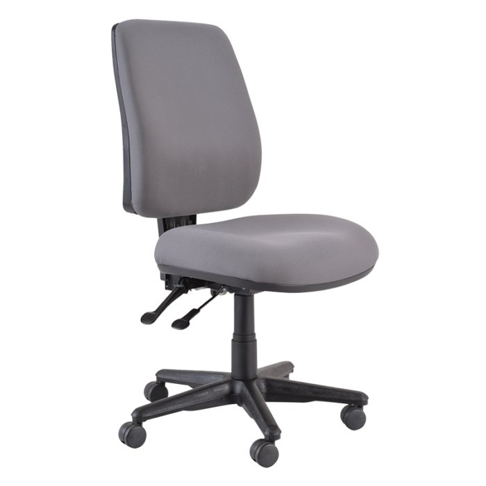 Roma – 2-Lever High Back with Nylon Base - Home Office Space NZ