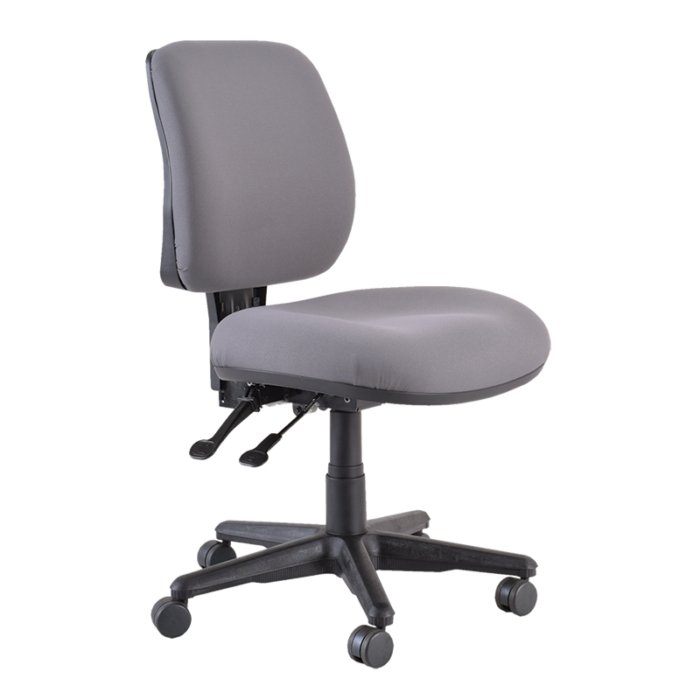 Roma – 2-Lever Mid Back with Nylon Base - Home Office Space NZ