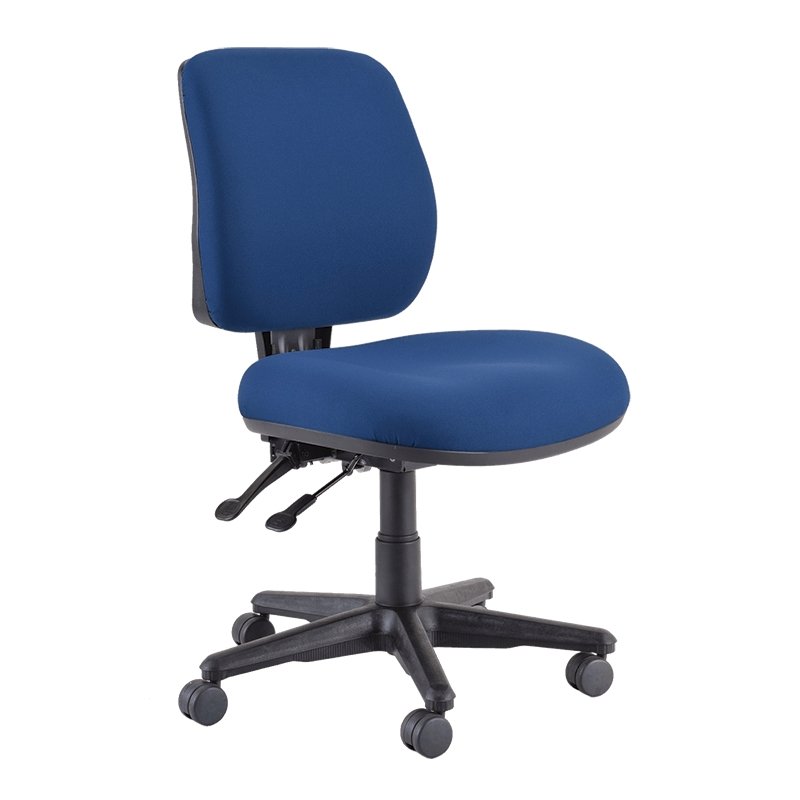 Roma – 2-Lever Mid Back with Nylon Base - Home Office Space NZ