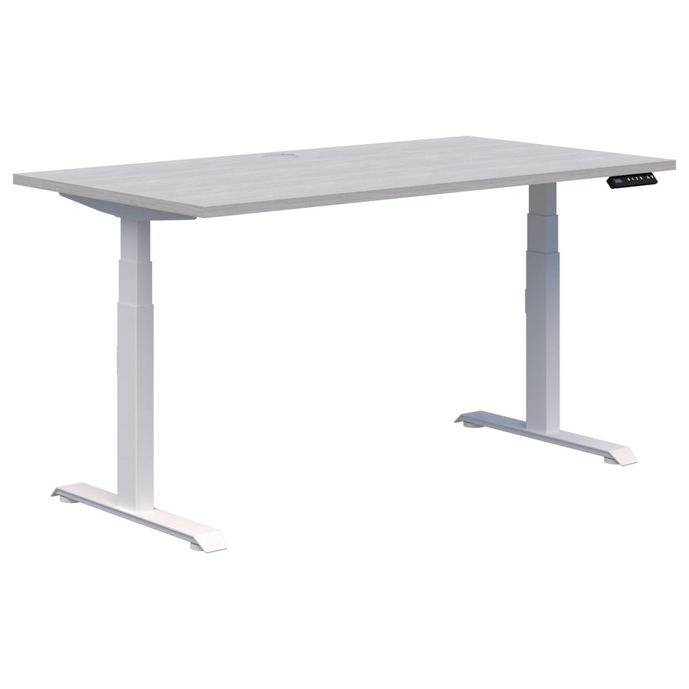 Summit II Single Electric Desk (Height Adjustable) - Home Office Space NZ