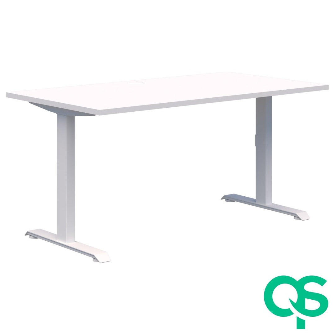 Summit II Single Fixed Height Desk - Home Office Space NZ