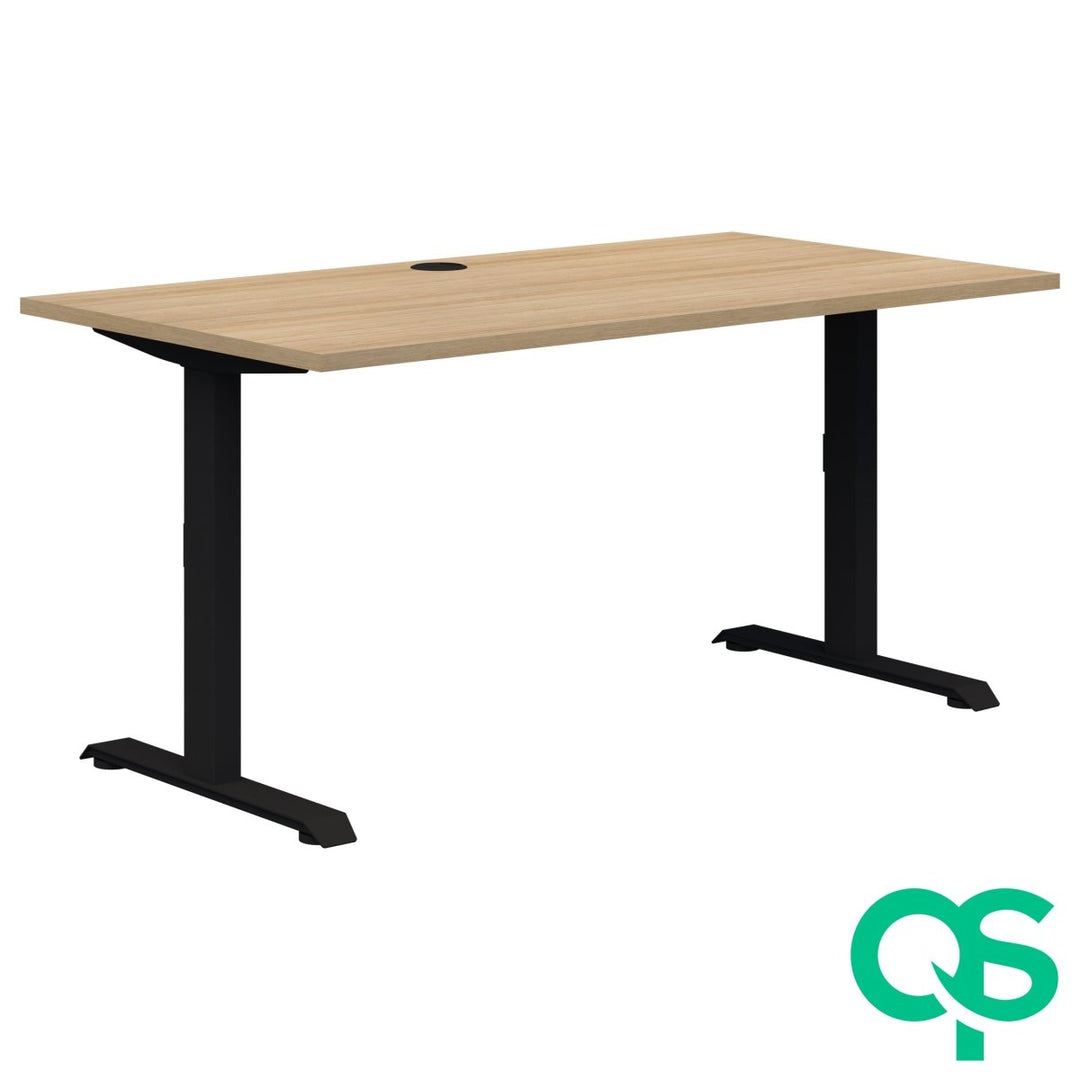 Summit II Single Fixed Height Desk - Home Office Space NZ