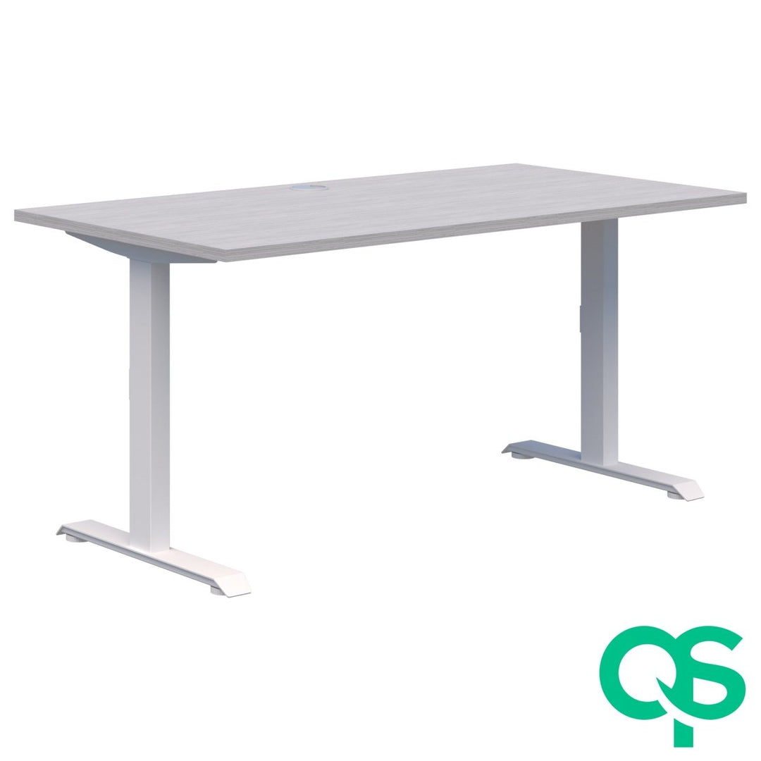 Summit II Single Fixed Height Desk - Home Office Space NZ