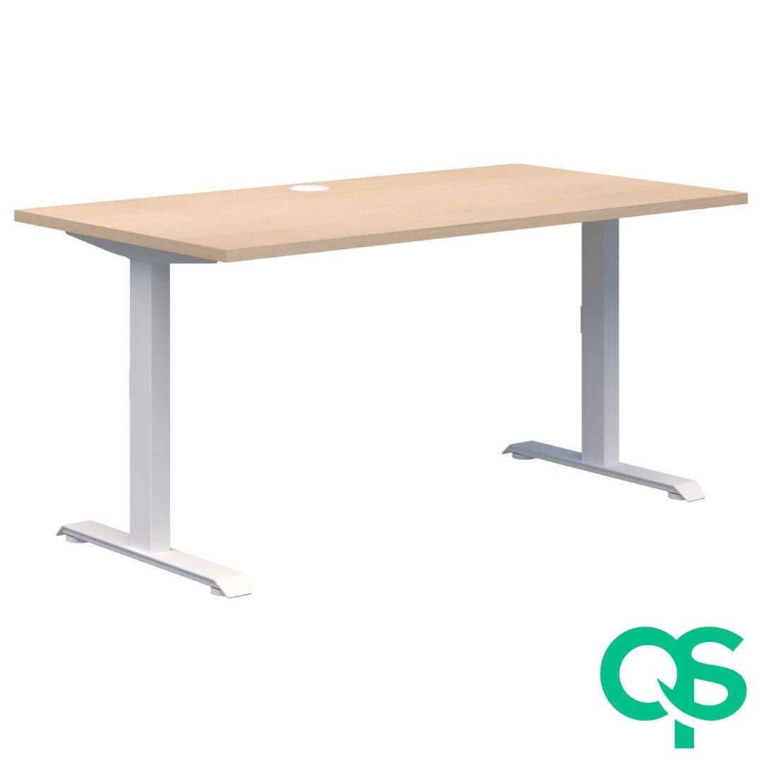 Summit II Single Fixed Height Desk - Home Office Space NZ