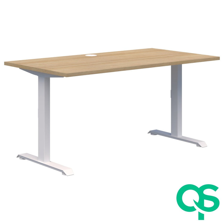 Summit II Single Fixed Height Desk - Home Office Space NZ