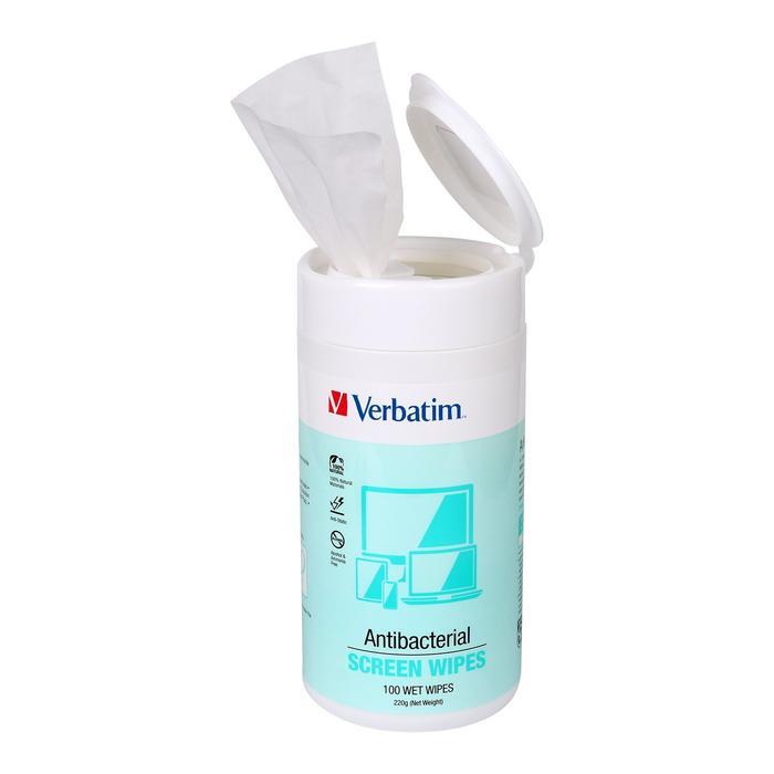 Verbatim Essentials Screen Wipes 100 Pack - Home Office Space NZ